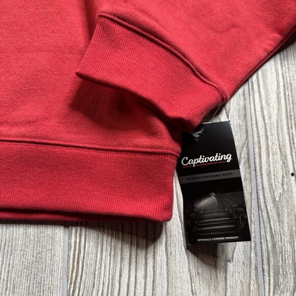 Louisville Cardinals Crewneck Sweatshirt Men’s XL Red Spellout Logo Captivating - Picture 4 of 8